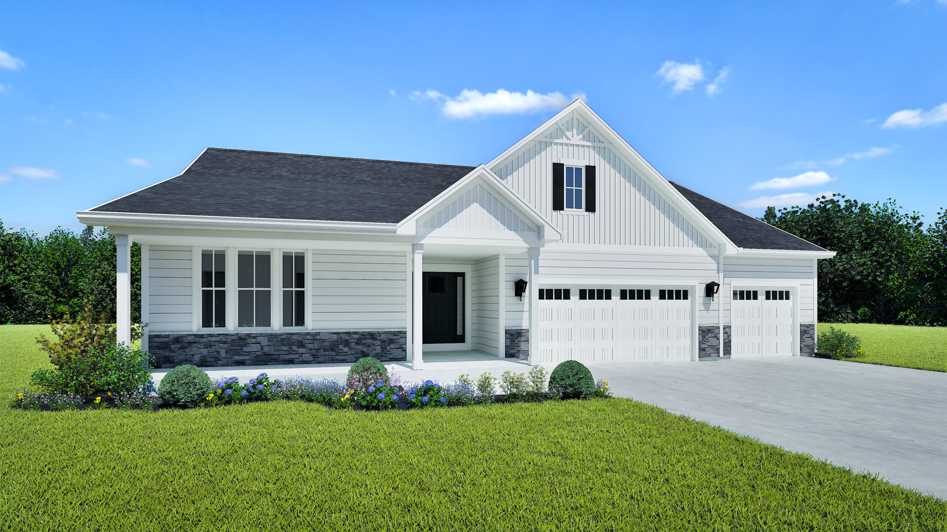 Charlotte home design by Stepping Stone Homes