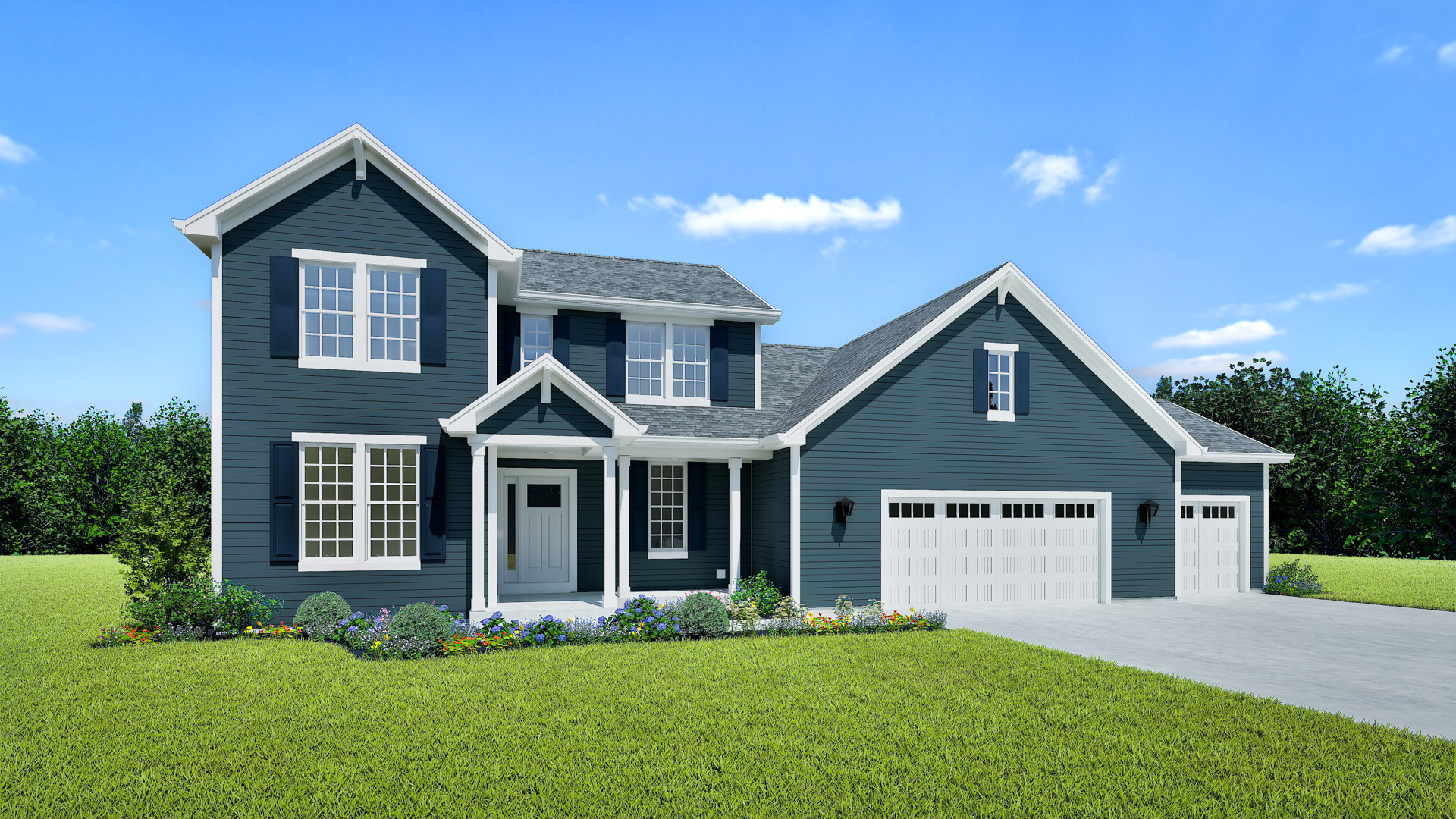 Aubrey home design by Stepping Stone Homes